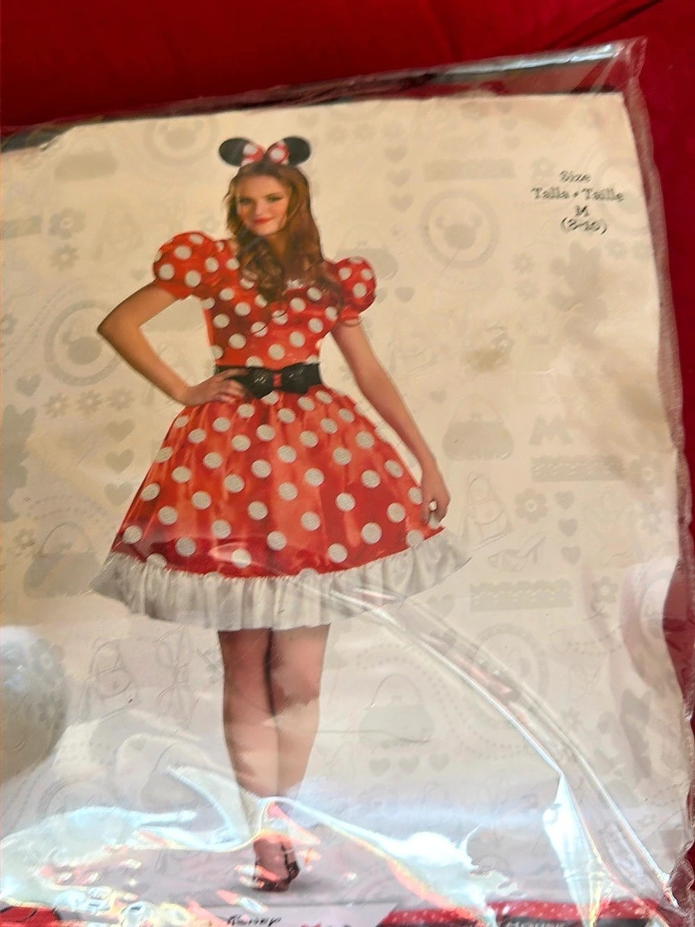 Disney Minnie Mouse Costume Red & White Polka Dot